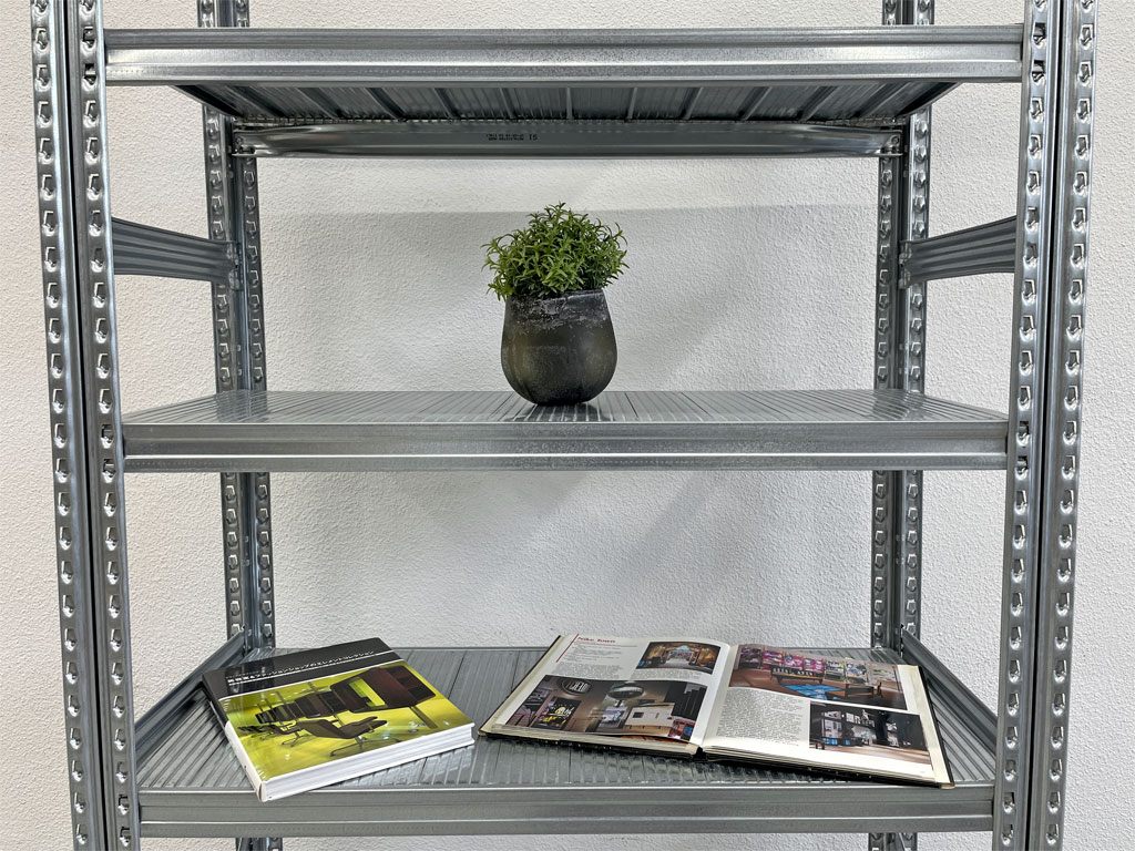 メタルシステム METALSISTEM スーパー123 SUPER123 シリーズ スチールシェルフ TIER STEEL SHELF W98 5段タイプ アスプルンド取扱 インダストリアル 定価約31,000円 〓