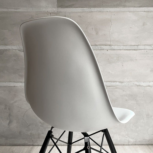 ハーマンミラー HermanMiller サイドシェルチェア ドゥエルレッグ DSW アルパイン × エボニー ポリプロピレン製 イームズ ミッドセンチュリー ♪