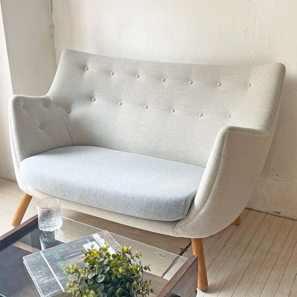 ワンコレクション Onecollection ハウス・オブ・フィンユール House of Finn Juhl ポエトソファ POET SOFA 2pソファ 北欧 デンマーク 張替済★