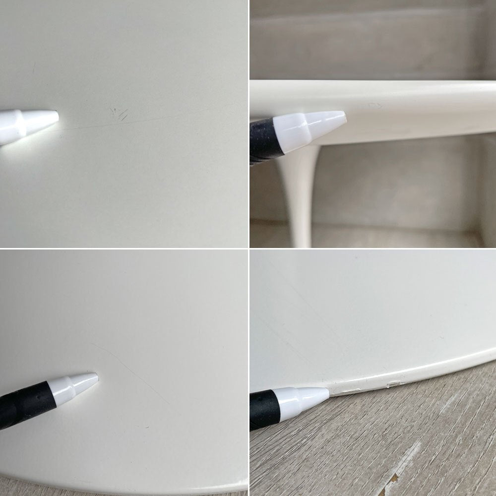 ノルスタジオ Knoll Studio サーリネンコレクション ラウンドテーブル 120cm ホワイトメラミン天板 エーロサーリネン ミッドセンチュリー 定価¥589,600- ♪