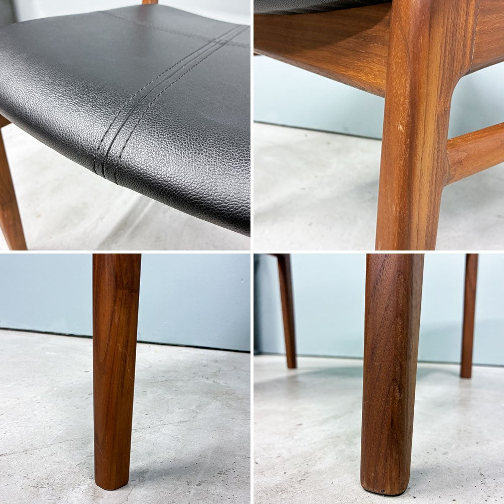 ノーウェアライクホーム NOWHERE LIKE HOME オーウェン OWEN ダイニングチェア Dining Chair アームレス ウォールナット材 PVCレザー ◎