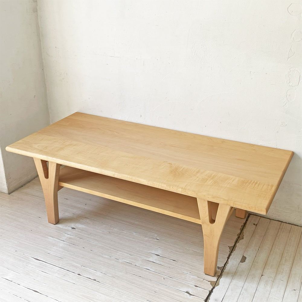 イバタインテリア Ibata interior メープルリッチ Maple Rich リビングテーブル W120cm 飛騨家具 ★