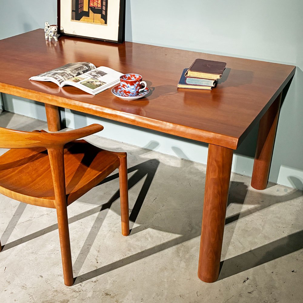 家具蔵 KAGURA カーム CALM ダイニングテーブル チェリー無垢材 W165cm 耳付き クラフト家具 国産家具 ◎