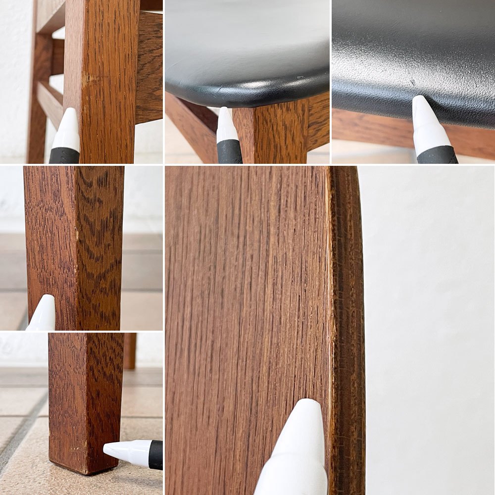 トラックファニチャー TRUCK FURNITURE トーチチェア TORCH CHAIR ダイニングチェア レザーシート 廃番仕様 再塗装品 A ◇