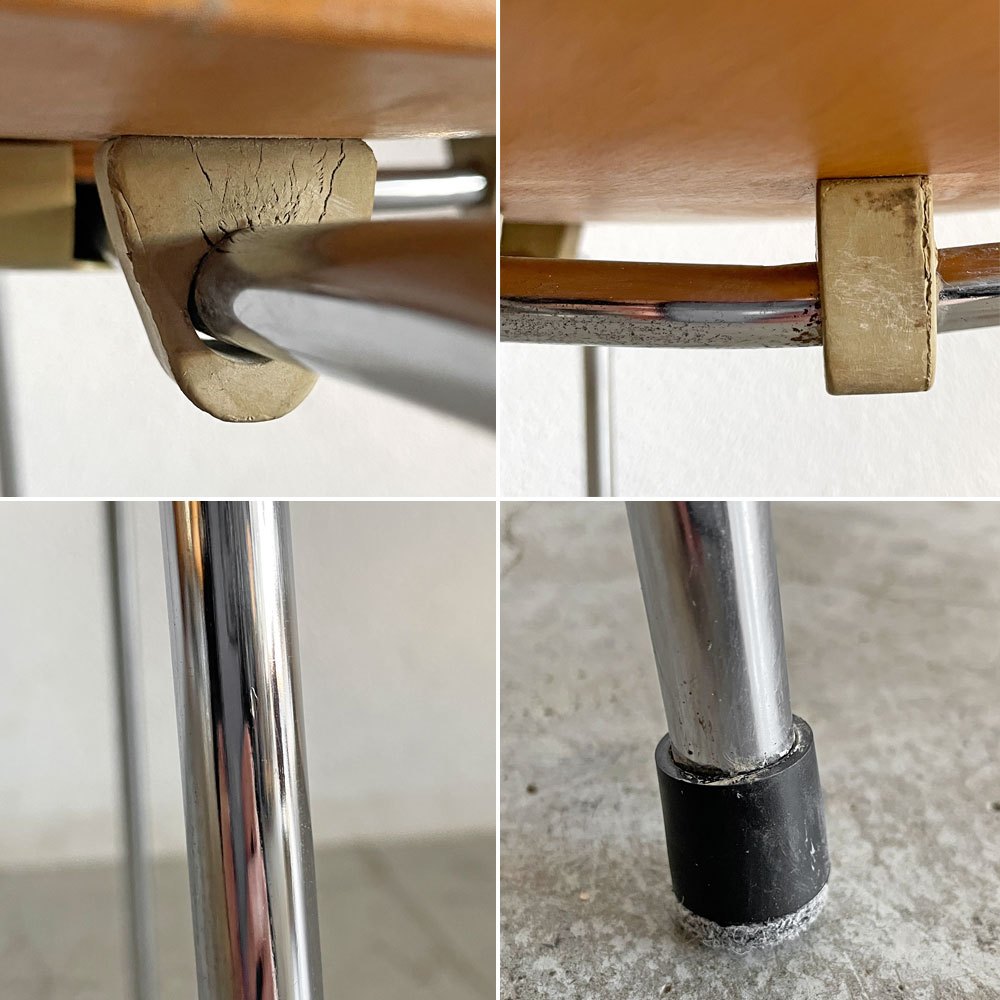 フリッツハンセン Fritz Hansen 3101 アリンコチェア アントチェア 4本脚 ナチュラルビーチ ラッカー仕上げ フェルトグライズ アルネ・ヤコブセン A 〓
