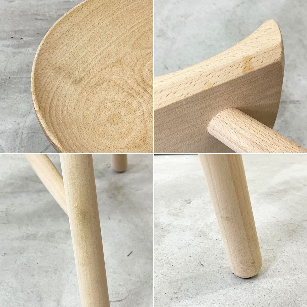 ワーナー Werner シューメーカーチェア Shoemaker Chair NO.49 スツール ビーチ材 ラーズ・ワーナー デンマーク 北欧家具 ●