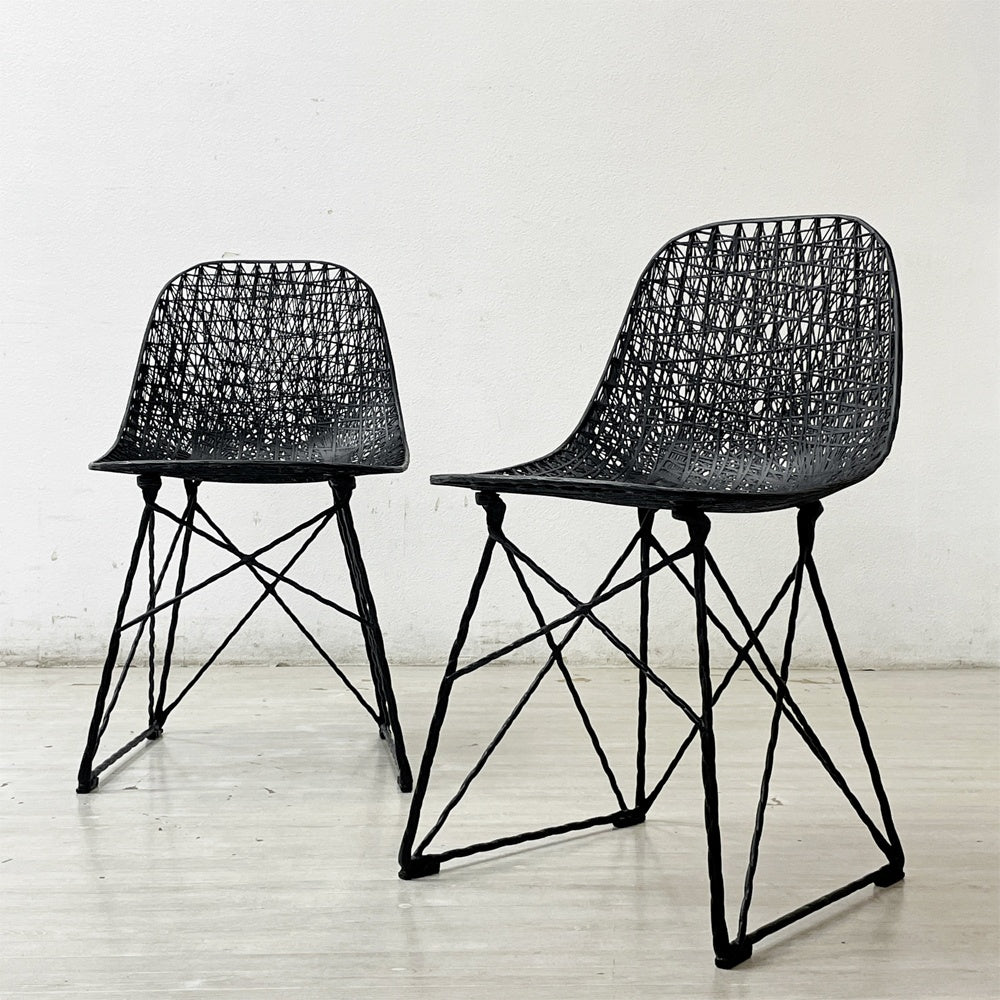 モーイ moooi カーボンチェア Carbon Chair SFCH-CARBON ブラック ベルトイアン・ポット マルセル・ワンダース 定価227,700円 B ●