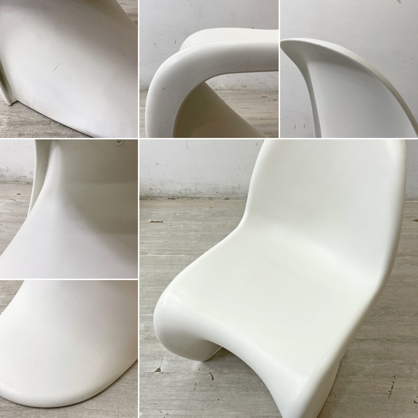 ヴィトラ vitra パントンチェア ダイニングチェア スタッキングチェア ホワイト ヴェルナー・パントン Panton ミッドセンチュリー スペースエイジ ●