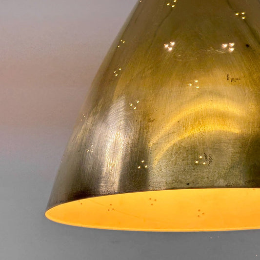 オルノ ORNO ペンダントライト 真鍮製 Lisa Johansson-Pape ゴールド フィンランド モダンデザイン ビンテージ ●