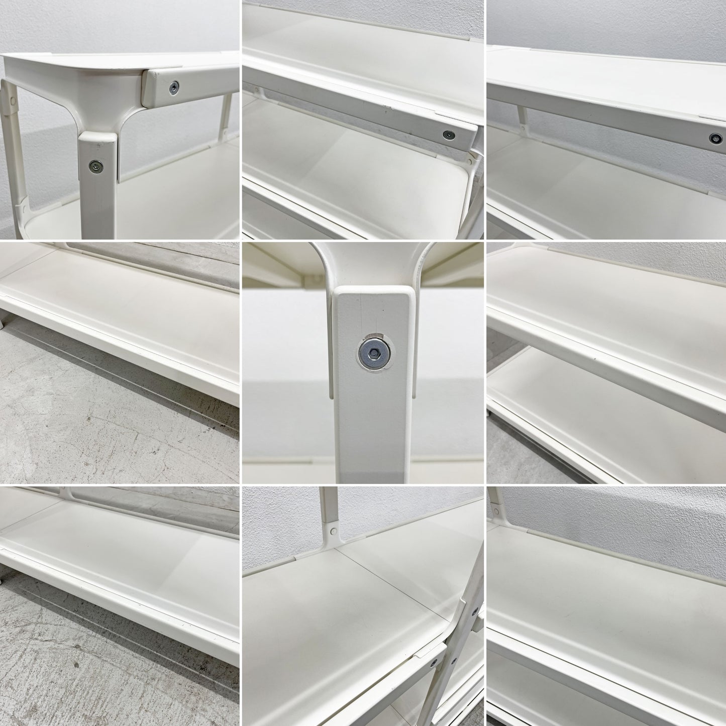マジス MAGIS スティールウッド シェルビングシステム Steelwood Shelving System オープンシェルフ 3列3段 ホワイト ロナン&エルワン・ブルレック 〓