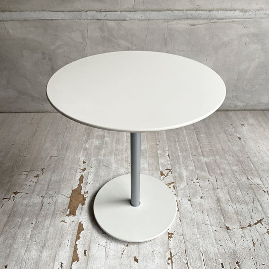 アルフレックス arflex ペペ PEPE サイドテーブル ラウンドテーブル コーヒーテーブル ホワイト Φ45cm 50TH イタリアモダン 廃番 ♪