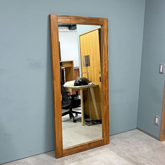 アデペシュ a.depeche オールドチークミラー old teak mirror ウォールミラー 姿見 Lサイズ ◎