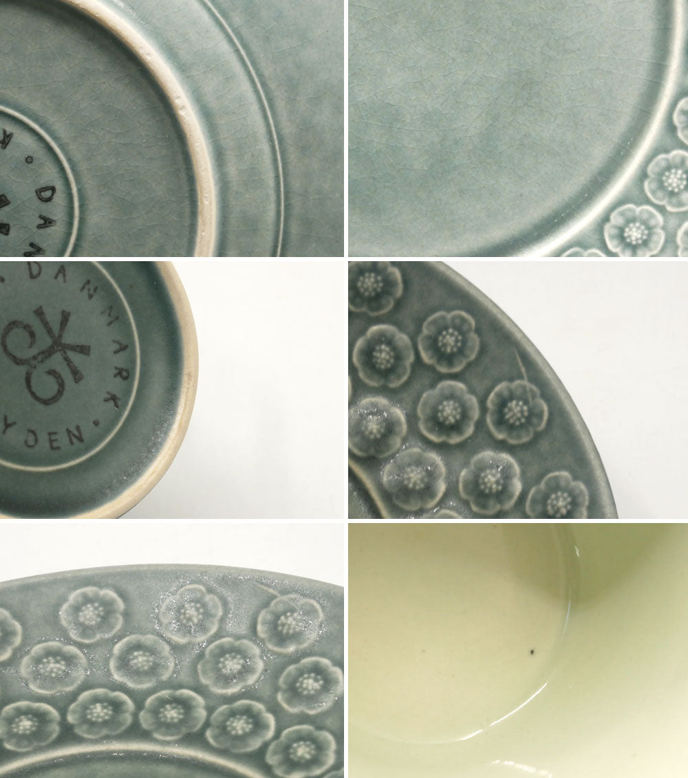 クロニーデン KRONJYDEN アズール Azur カップ&ソーサー&プレート トリオ イェンス・クイストゴー Jens.H.Quistgaard 北欧 デンマーク ビンテージ B ●