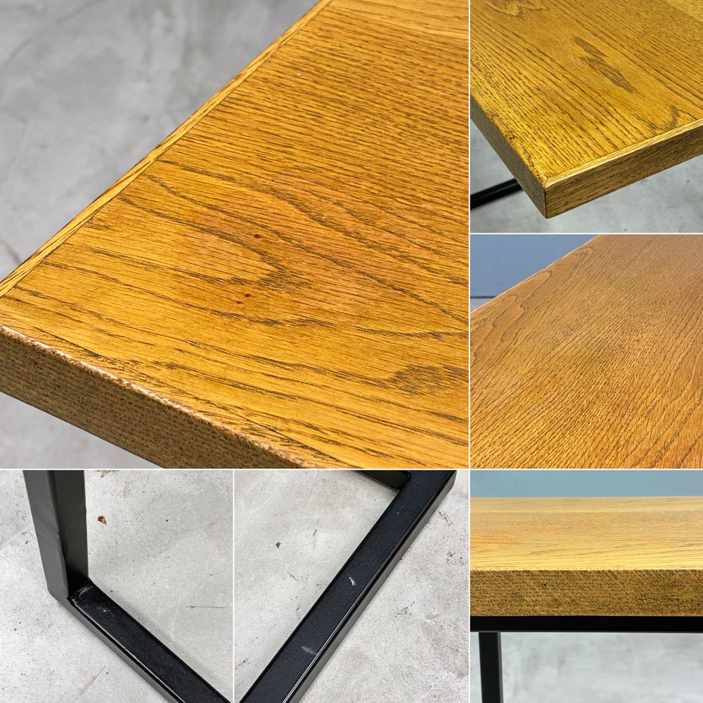 かなでもの KANADEMONO Wood × Steel コンビネーション Side Table サイドテーブル インダストリアルデザイン ◎