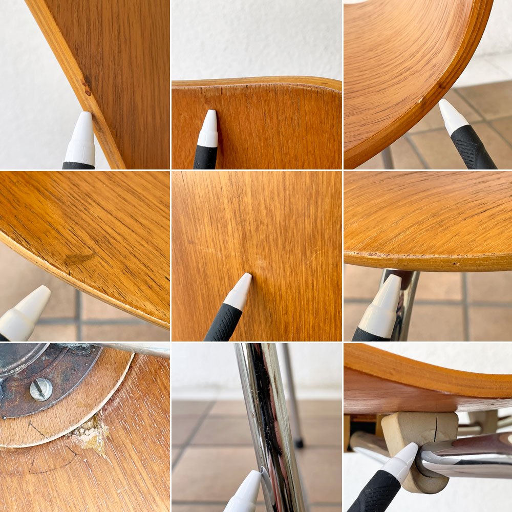 フリッツハンセン Fritz Hansen セブンチェア チーク材 アルネ・ヤコブセン ビンテージ 北欧家具 デンマーク ◇