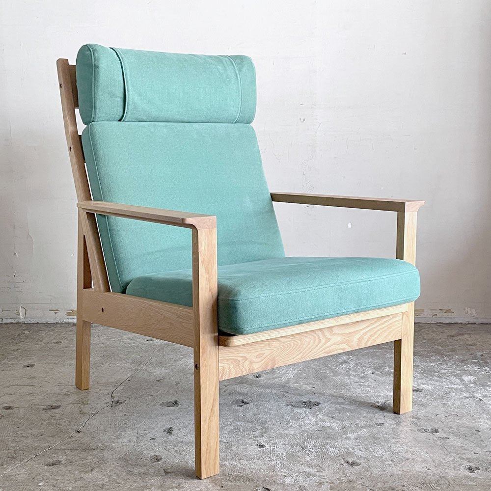 karf / カーフ　トリムプラス 1シート ハイバックソファ　グリーン色　美品 karf / カーフ トリムプラス 1シート ハイバックソファ グリーン色 美