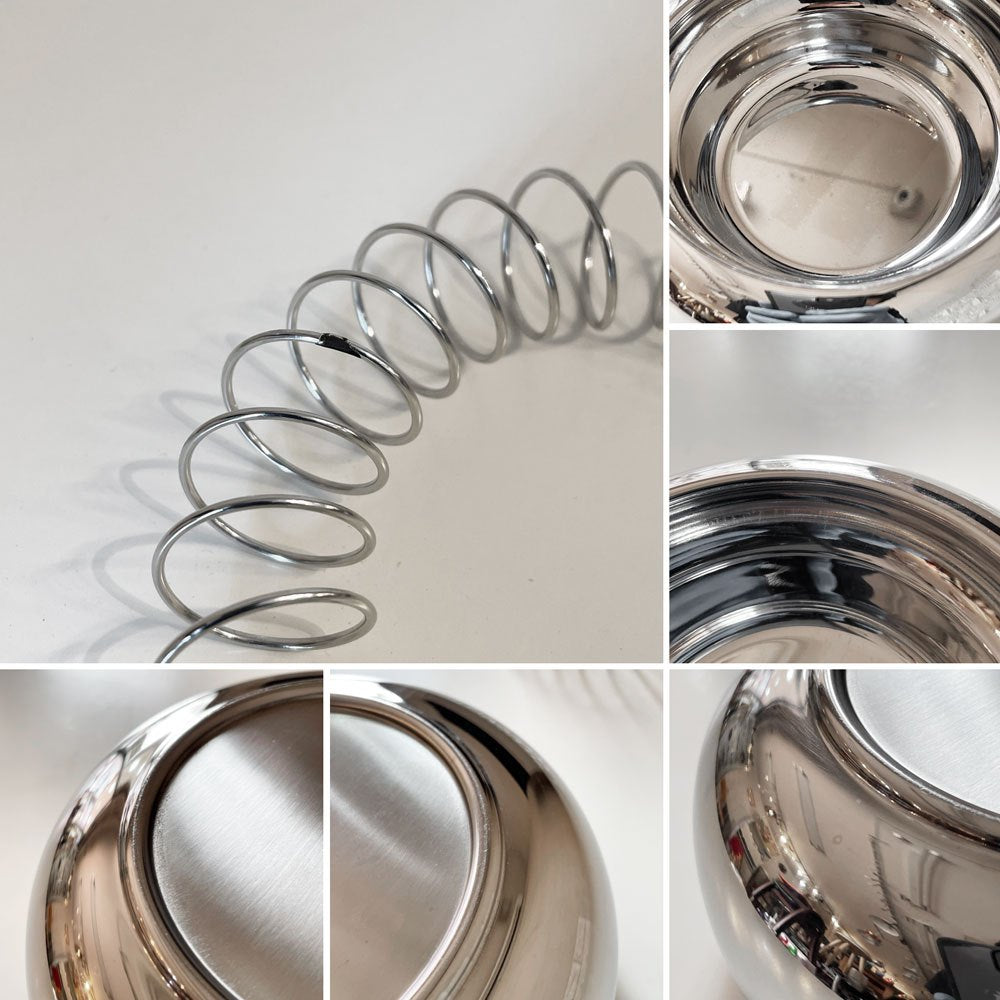 アレッシィ ALESSI スピラーレ Spirale アッシュトレイ 灰皿 アッキーレ・カスティリオーニ Φ16cm イタリア ◎