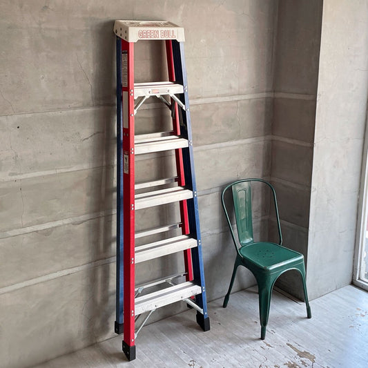 グリーンブル Green Bull ワーナー Werner ラダー はしご 脚立 折りたたみ ディスプレイ 店舗什器 USA 希少 ♪