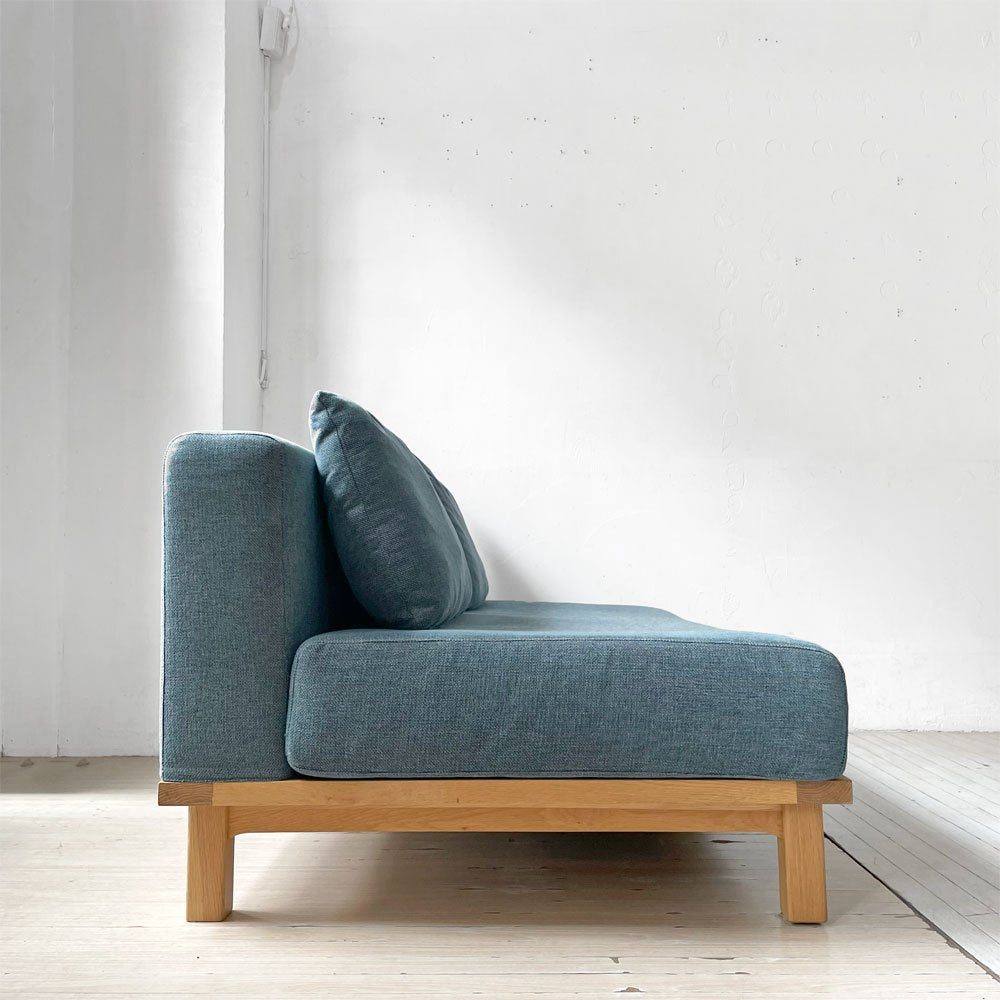 リセノ Re:CENO シーブ レクトユニットソファ SIEVE rect unit sofa ワイドタイプ W152cm ネイビー ナチュラル 定価¥129,800- ★