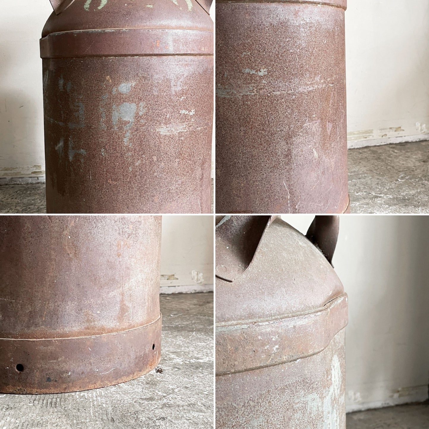 ビンテージ Vintage ミルク缶 H62.5cm シャビー ■