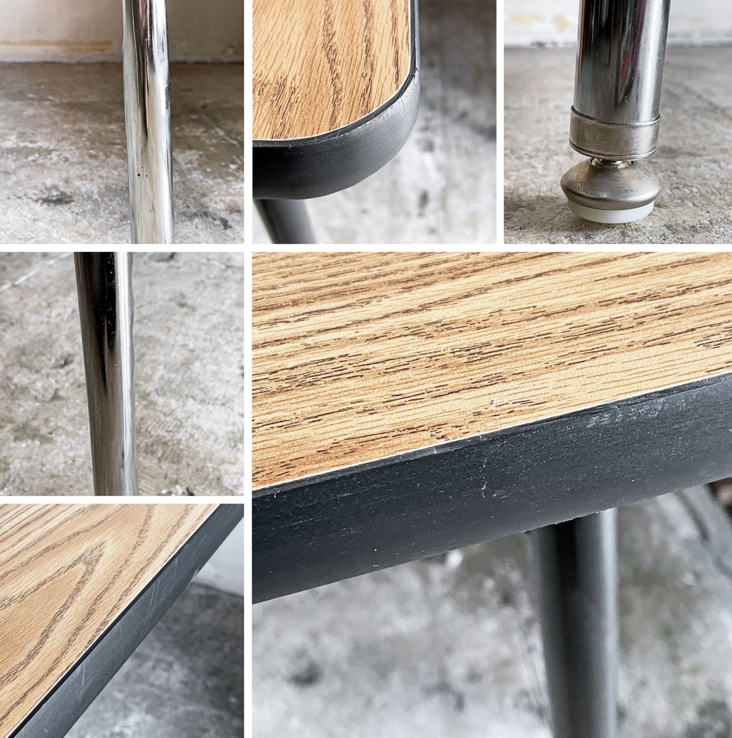 バルコ VIRCO 4000 Table S ワークデスク ダイニングテーブル メラミントップ エクステンションレッグ W122cm ■