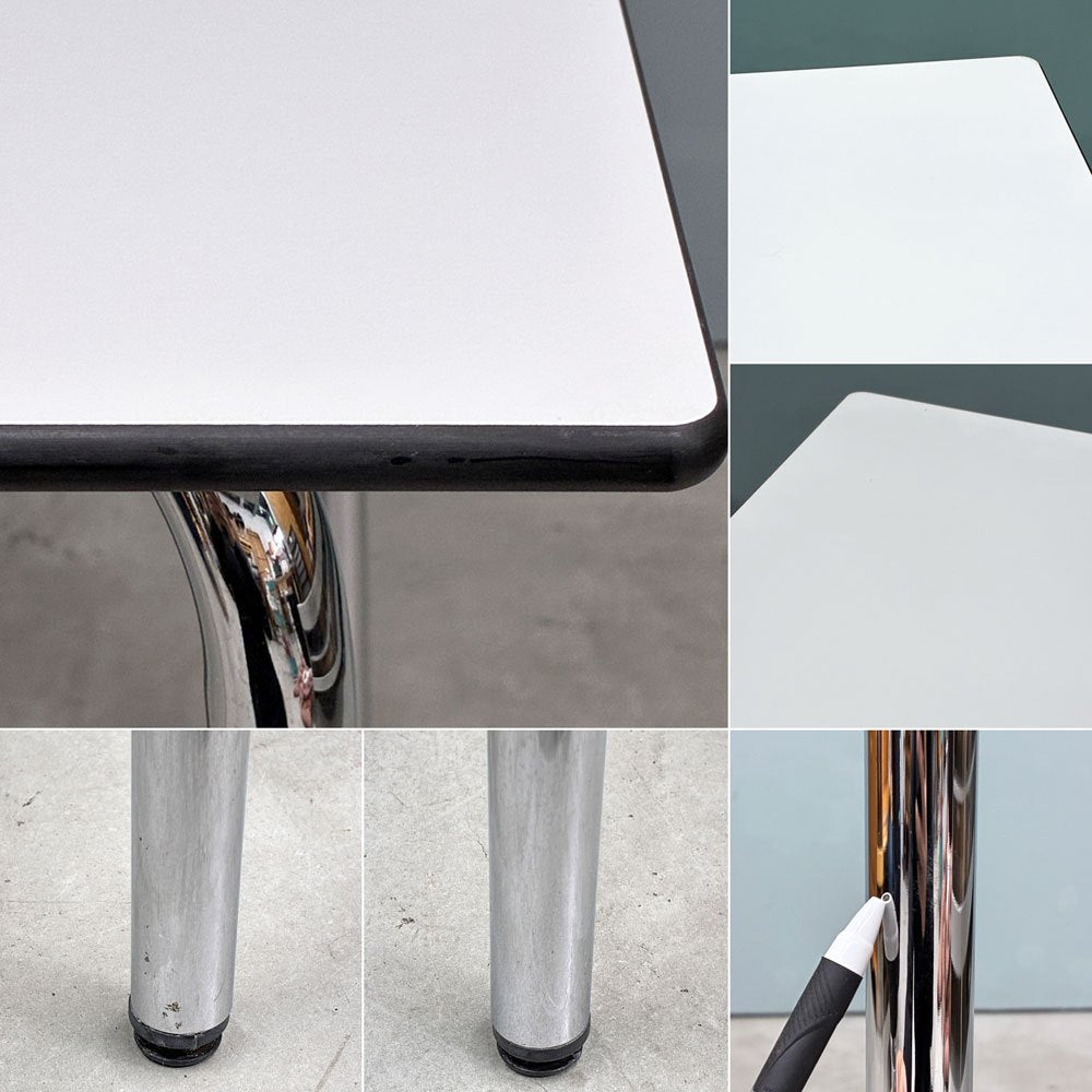 ヴィトラ vitra ハルテーブル HAL Table Square ダイニングテーブル スクエア W75cm ホワイト ジャスパー・モリソン 廃番 ◎