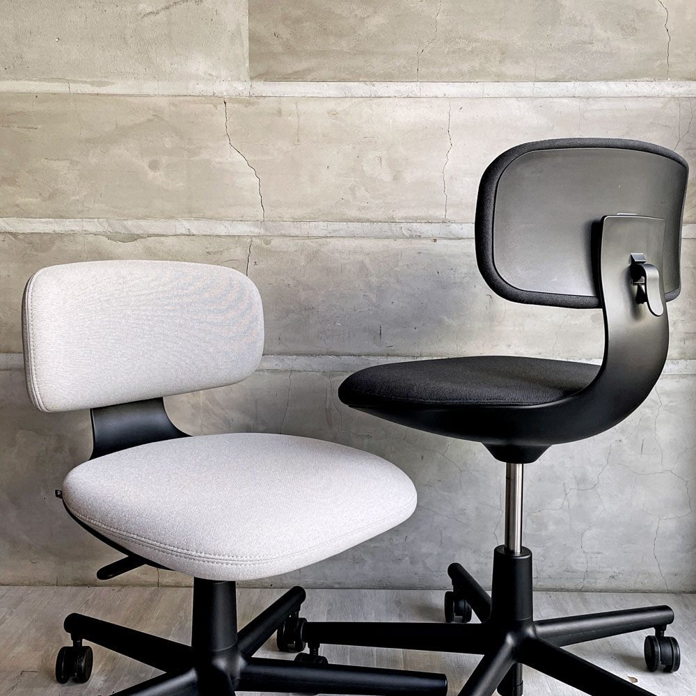 ヴィトラ vitra ルーキー Rookie デスクチェア キャスターチェア コンスタンチン・グルチッチ グレー系 ファブリッック 定価¥78,100- ♪