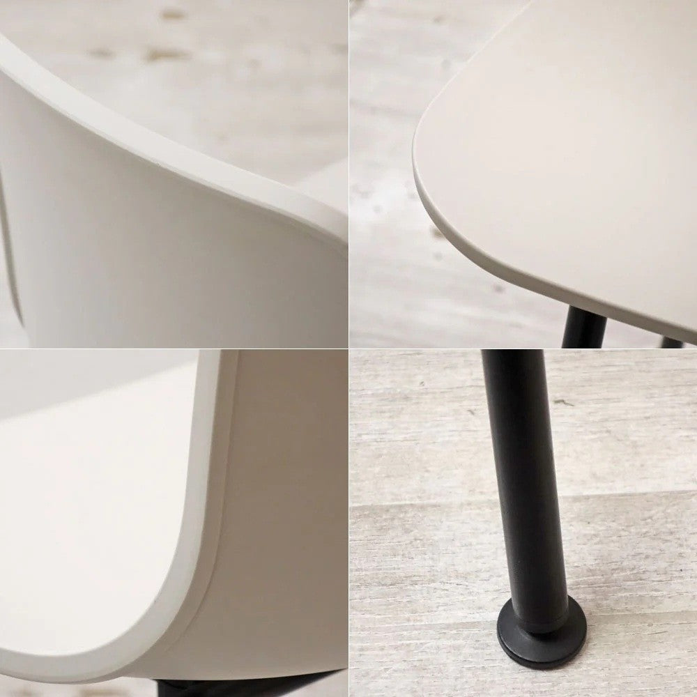 ヴィトラ vitra ハルチューブ HAL Tube サイドチェア コットンホワイト ダイニングチェア ジャスパー・モリソン デザイン ●