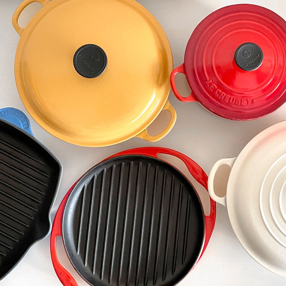 ルクルーゼ LE CREUSET ココットロンド 両手鍋 レッド 18cm 鋳物 フランス ■