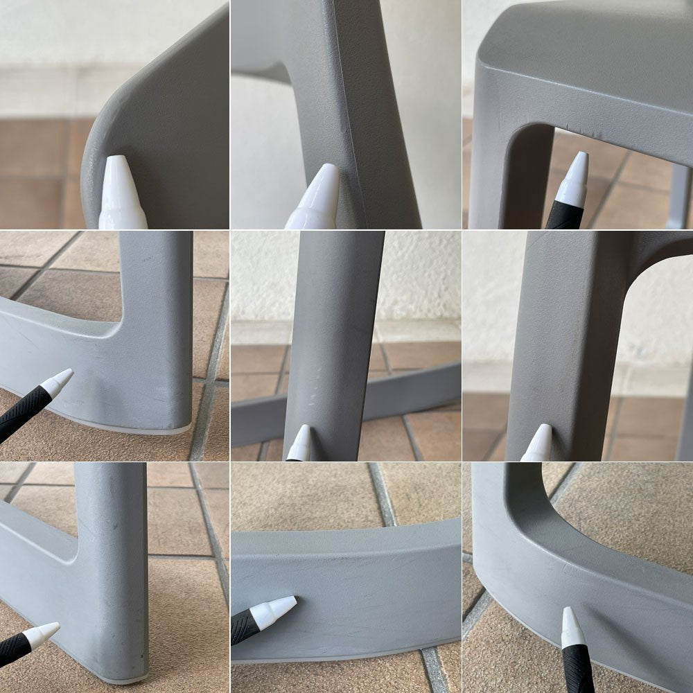 ヴィトラ Vitra ティプトン Tip Ton ワークチェア ダイニングチェア デスクチェア バサルト スタッキング チルト機能 定価¥47,300- ◇