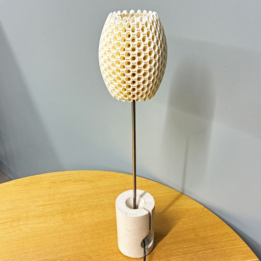マテリアライズ Materialise Ratio.MGX テーブルランプ small ニコール・ケンプファー Nicole Kaempfer 3Dプリント ハニカム 現状品 ◎