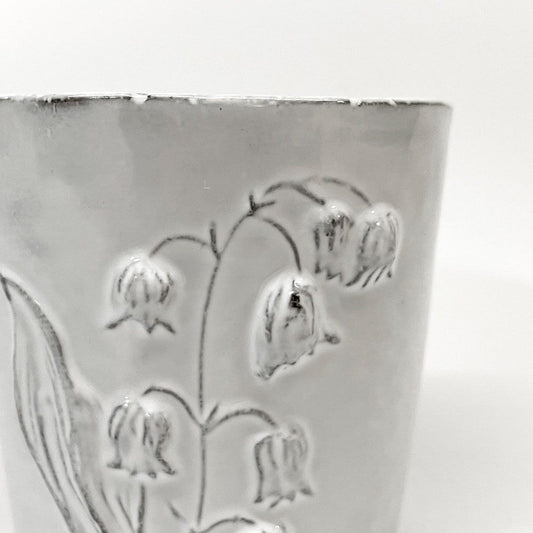 アスティエ・ド・ヴィラット Astier de Villatte フルール Fleurs 陶器 カップ タンブラー 蝶 スズラン フランス ★