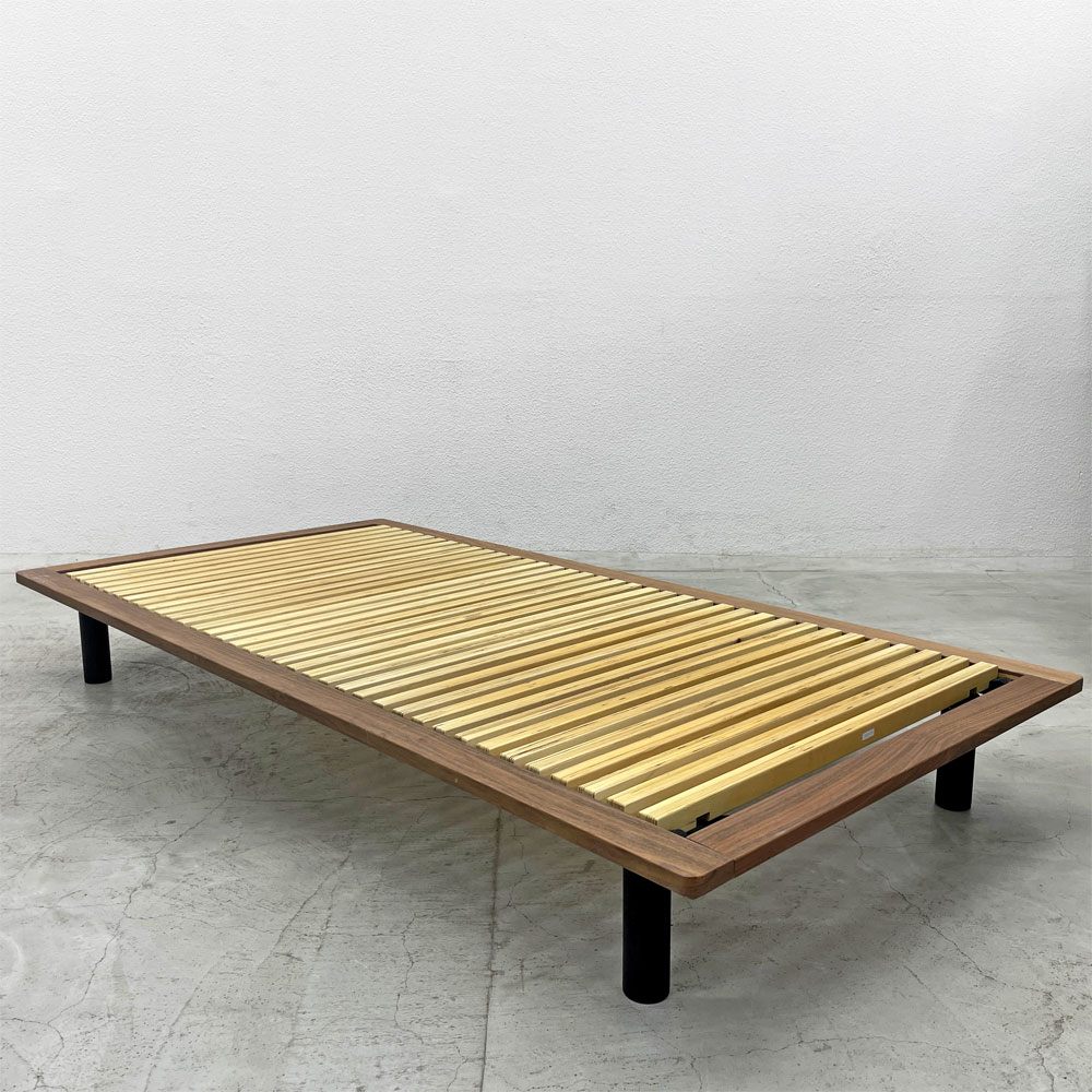 無印良品 ▷ シングルベッドフレーム タモ材 脚20cm