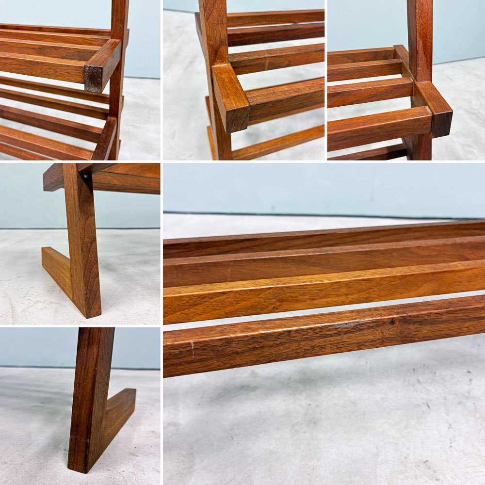 ウォールナット材 スモールシェルフ シューラック W68cm Timber Yard 購入品 店舗什器 ◎