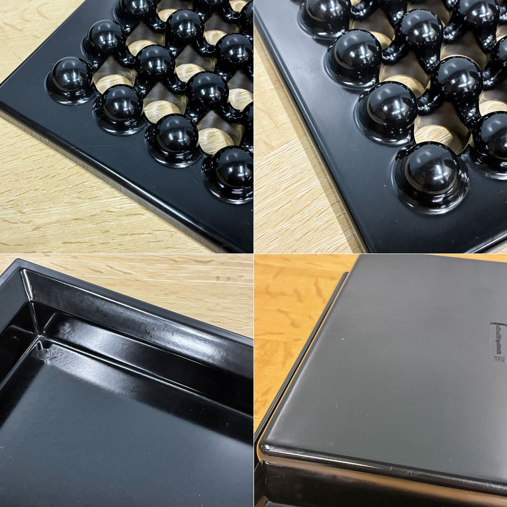 オリベッティ olivetti シンテシス 45 Synthesis 45 Ashtray 灰皿 ブラック エットーレ・ソットサス Ettore Sottsass ポストモダン イタリア ◎