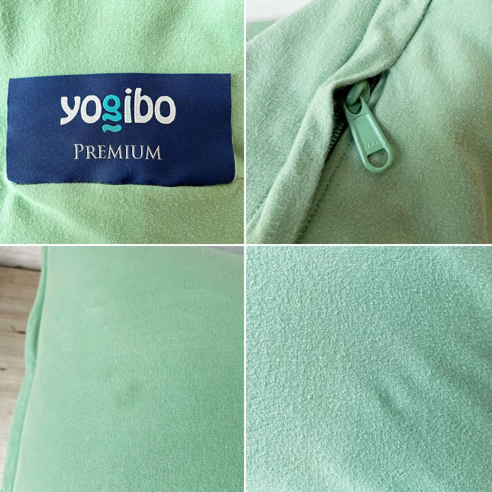 ヨギボー yogibo ミニ プレミアム mini Premium ビーズクッション ソファ ミント 定価¥33,000- ★