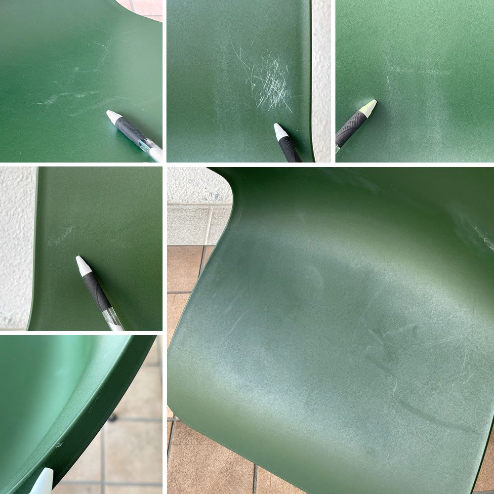 ヴィトラ vitra ハルチューブ HAL Tube サイドチェア ダイニングチェア スタッカブル グリーン ジャスパー・モリソン D ◇