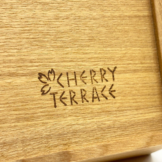 チェリーテラス オボン oBON トレイセット S4枚/M2枚/L1枚 スタッキング タモ材 ナチュラル 定価¥39,600- A ●