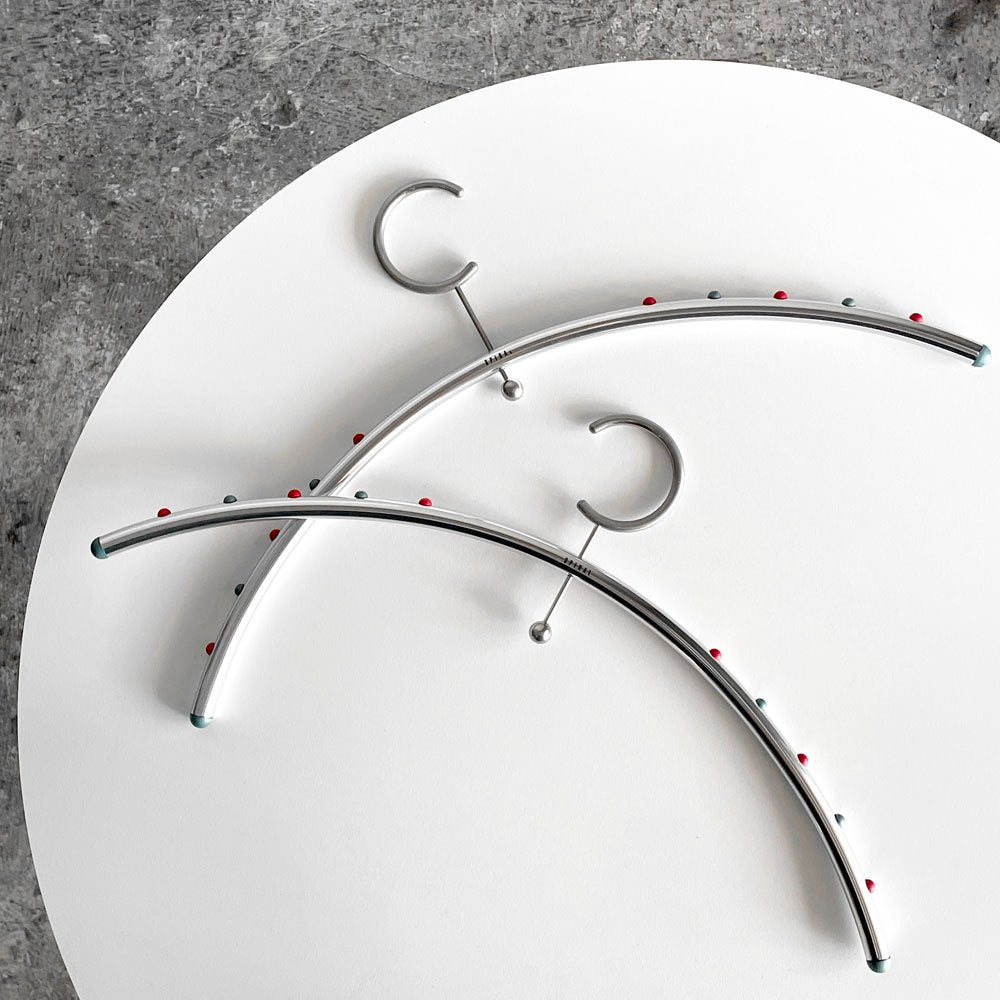 倉俣史朗 Shiro Kuramata アルミ二オ ALUMINIO ハンガー SPIRAL製 ポストモダン 廃番 希少 A ■