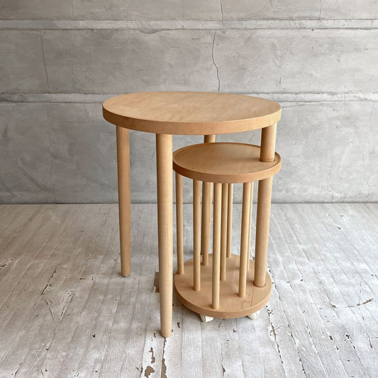 コサイン cosine リンクテーブル メープル材 サイドテーブル コーヒーテーブル マガジンラック ナチュラル 北欧スタイル 河田 敏宏 参考定価¥89,100- ♪