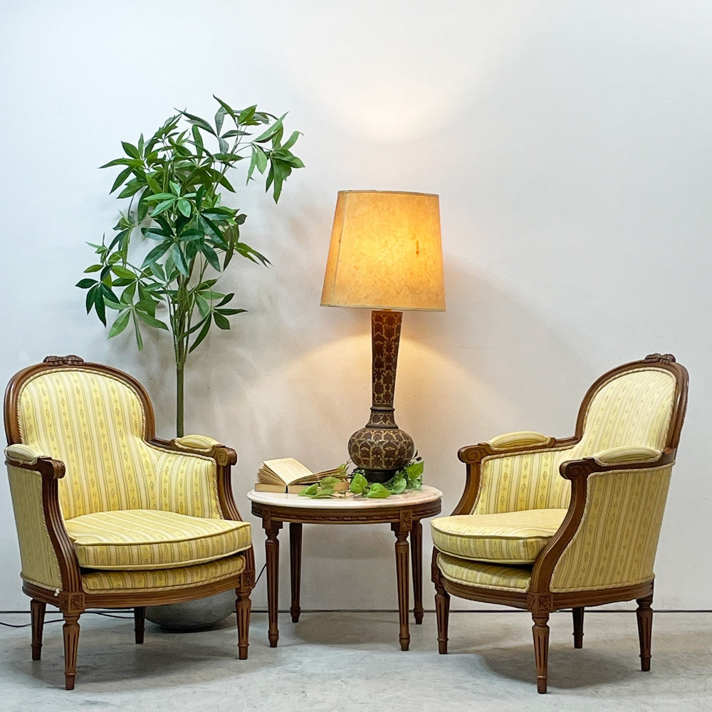 クラシカルデザイン Classical Design 1人掛けソファ ファブリック フルーディング彫り ヨーロピアンクラシカルデザイン A ●
