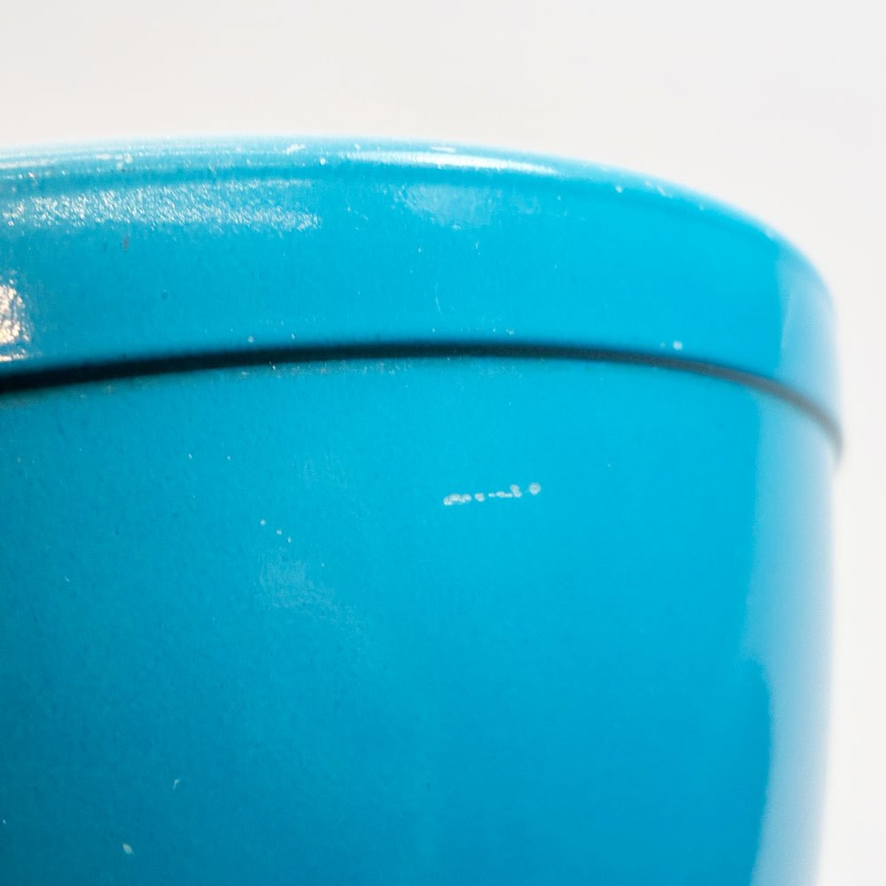 オールドパイレックス OLD PYREX ターコイズブルー ミキシングボウル Sサイズ Φ14.5cm 耐熱ミルクガラス USビンテージ ★