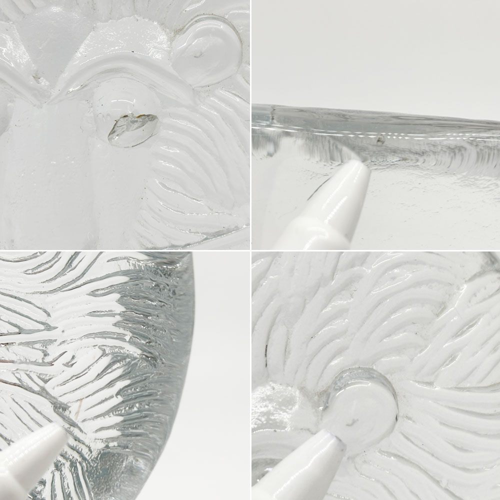 コスタボダ KOSTA BODA ライオン ガラスオブジェ 大 26cm 置物 ベールティル・バリーン Bertil Vallien スウェーデン 北欧雑貨 ●