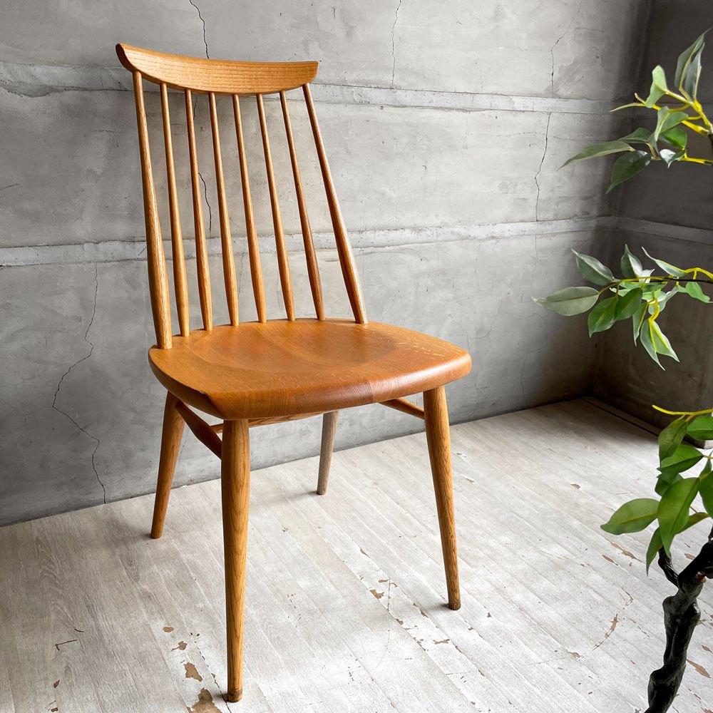柏木工 KASHIWA ケイウィンザー K-WINDSOR ダイニングチェア サイドチェア SC5A オーク無垢材 飛騨家具 定価¥52,800- ♪