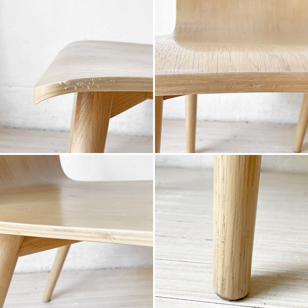 スケッチ Sketch タミチェア TAMI Chair ダイニングチェア オーク材 プライウッド 北欧 デンマーク 定価 ¥31,900- 現状品 B ★