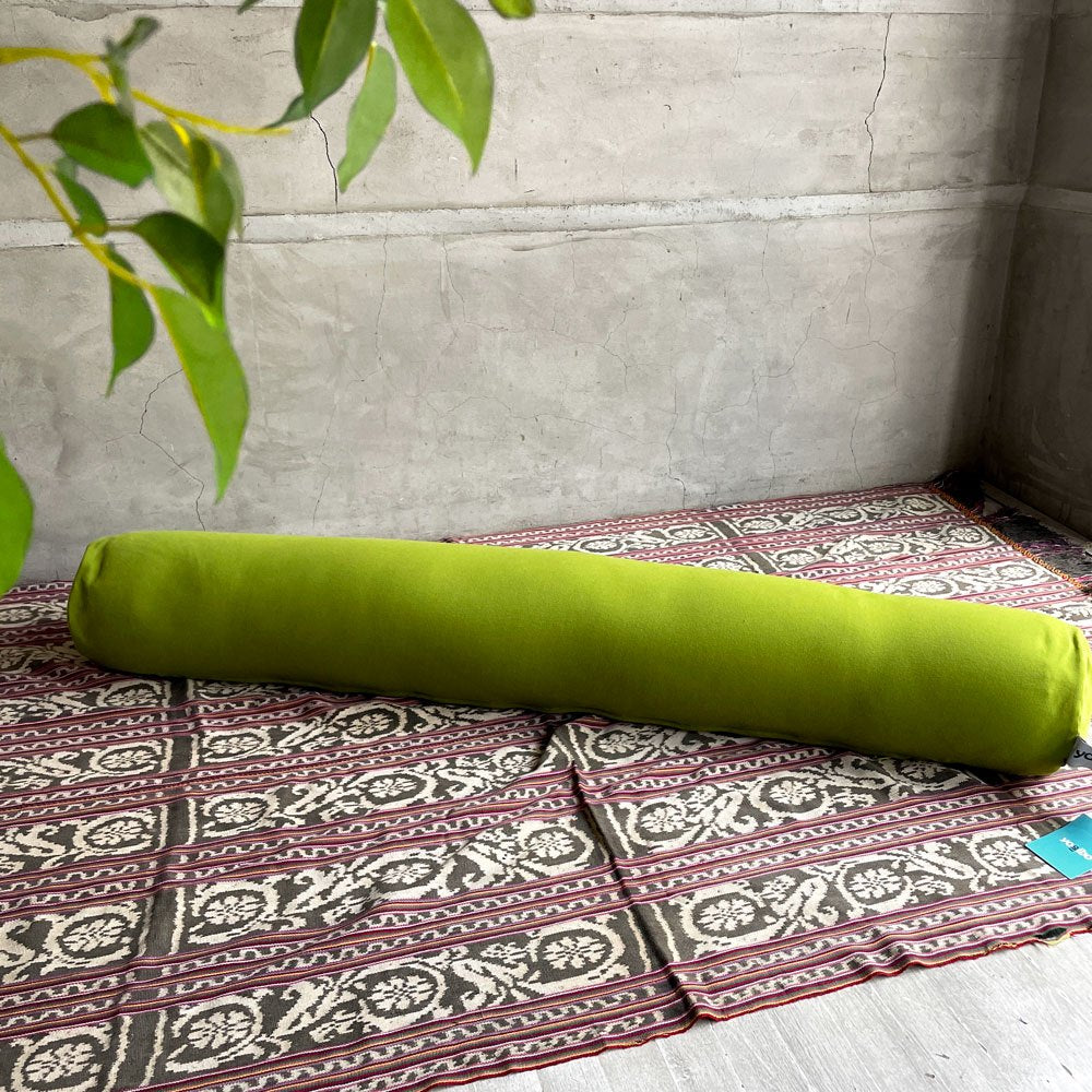 ヨギボー Yogibo ロールミディ Roll Midi ビーズクッション 抱き枕 ライムグリーン 未使用品 定価¥10,890- ♪