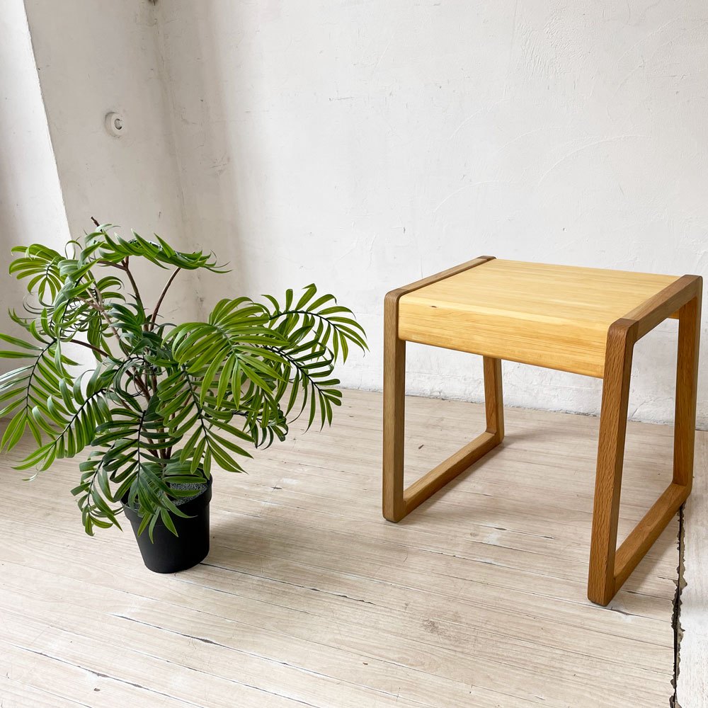 ワイスワイス WISE WISE モロツカ MOROTSUKA KH-103 スツール クヌギ&ヒノキ集成材 小泉誠 参考定価¥44,000- ★