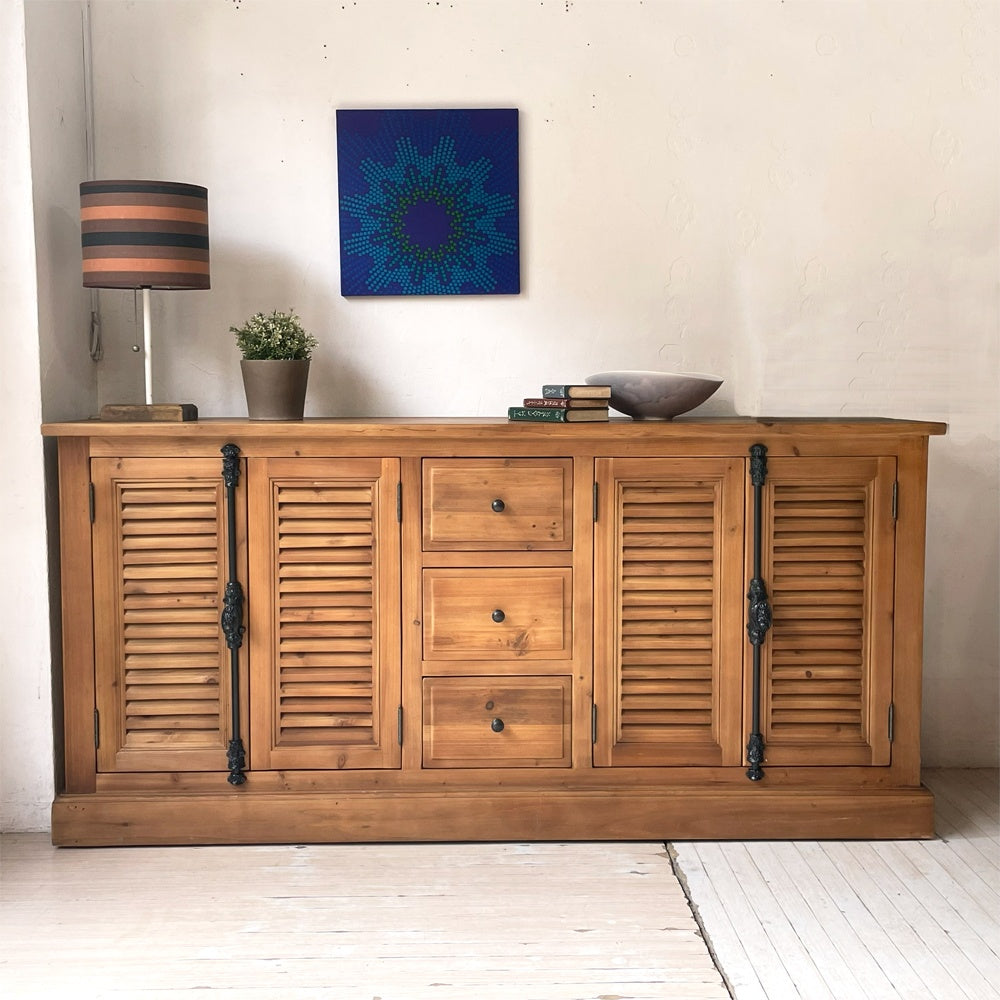 クラッシュゲート CRASHGATE ノットアンティークス Knot antiques ルーチェ LUCE サイドチェスト 杉古材 サイドボード 展示美品 ★