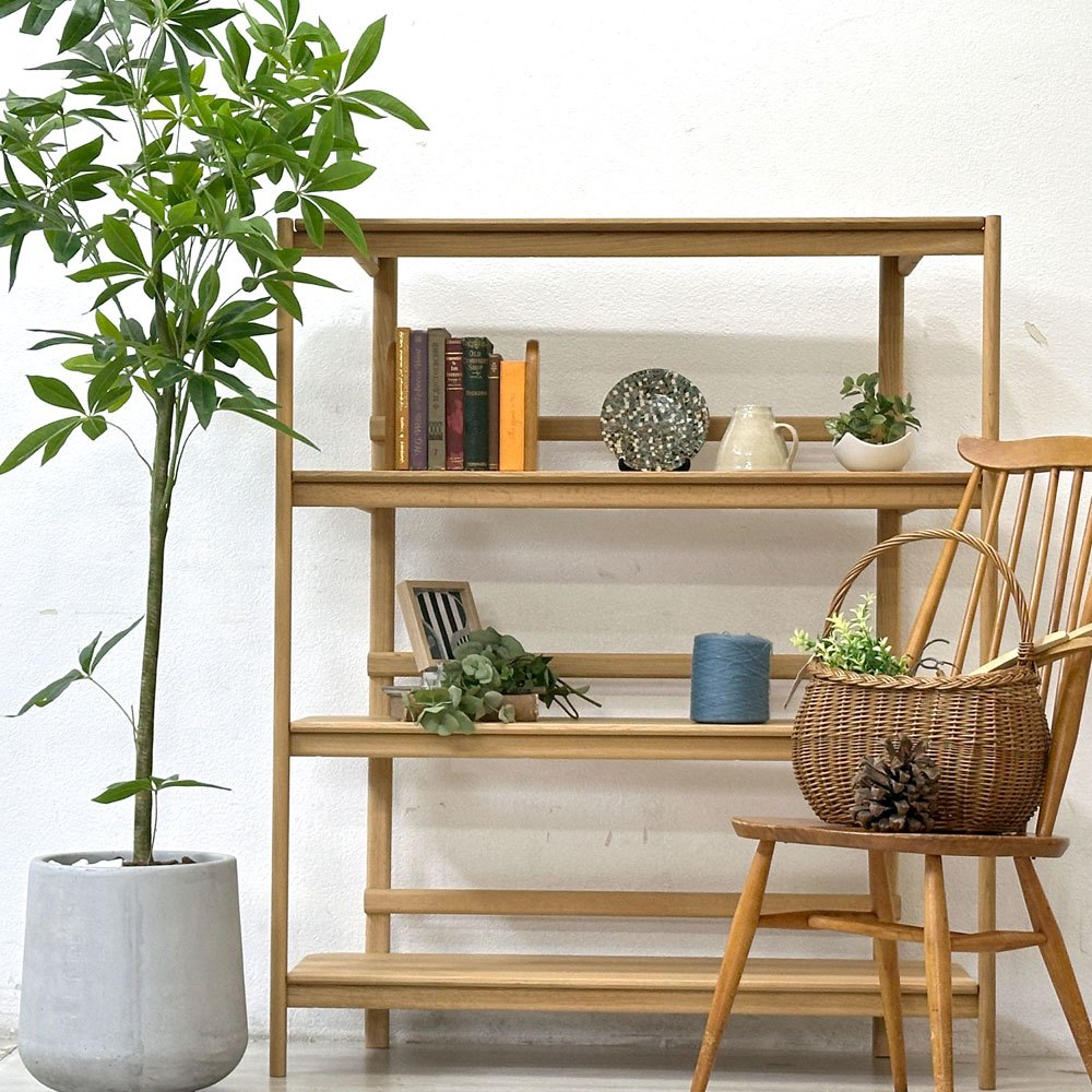 カリモク ニュースタンダード KARIMOKU NEW STANDARD アーカイブシェルフ 110 ARCHIVE SHELF オープンシェルフ ナラ材 本棚 飾り棚 定価¥167,200- ●