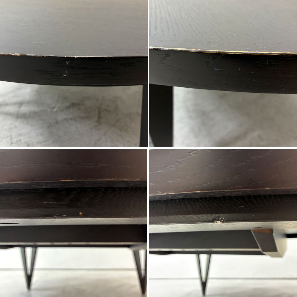 アクタス ACTUS FK-1 こたつローテーブル リビングテーブル ウォールナット材 ラウンド Φ100cm ヒーター付き コード欠品 布団欠品 飛騨産業 参考定価¥237,600- ●